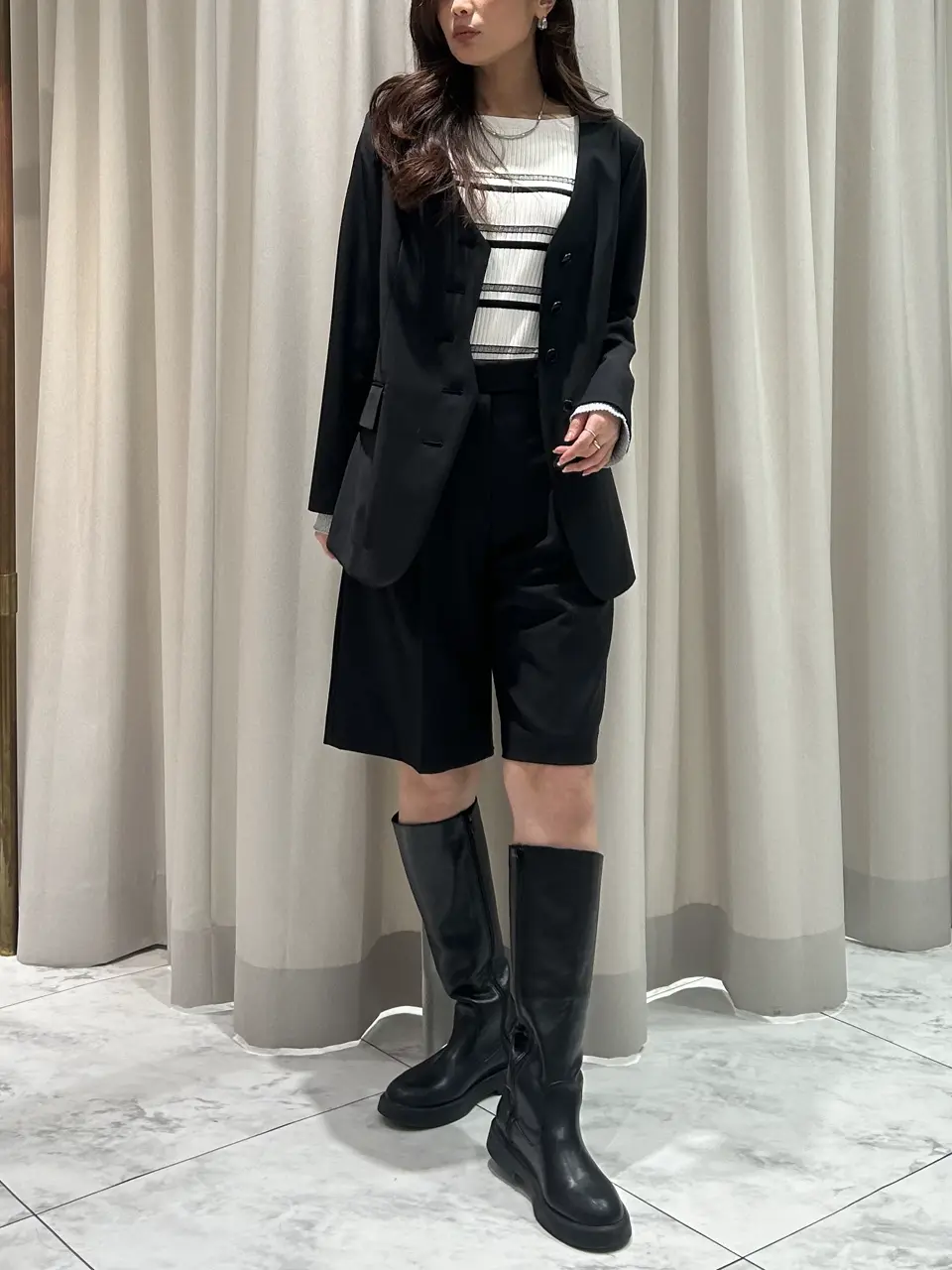 GRACE CONTINENTAL 志田　悠 コーディネート画像