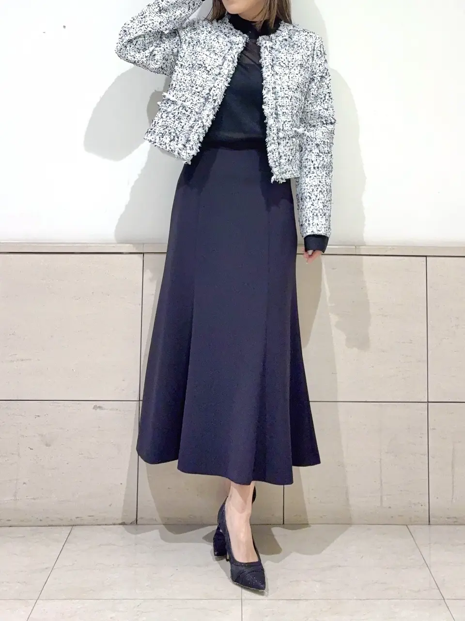 GRACE CONTINENTAL yukimi yonee コーディネート画像