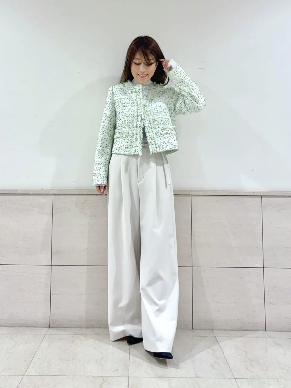 GRACE CONTINENTAL yukimi yonee コーディネート画像