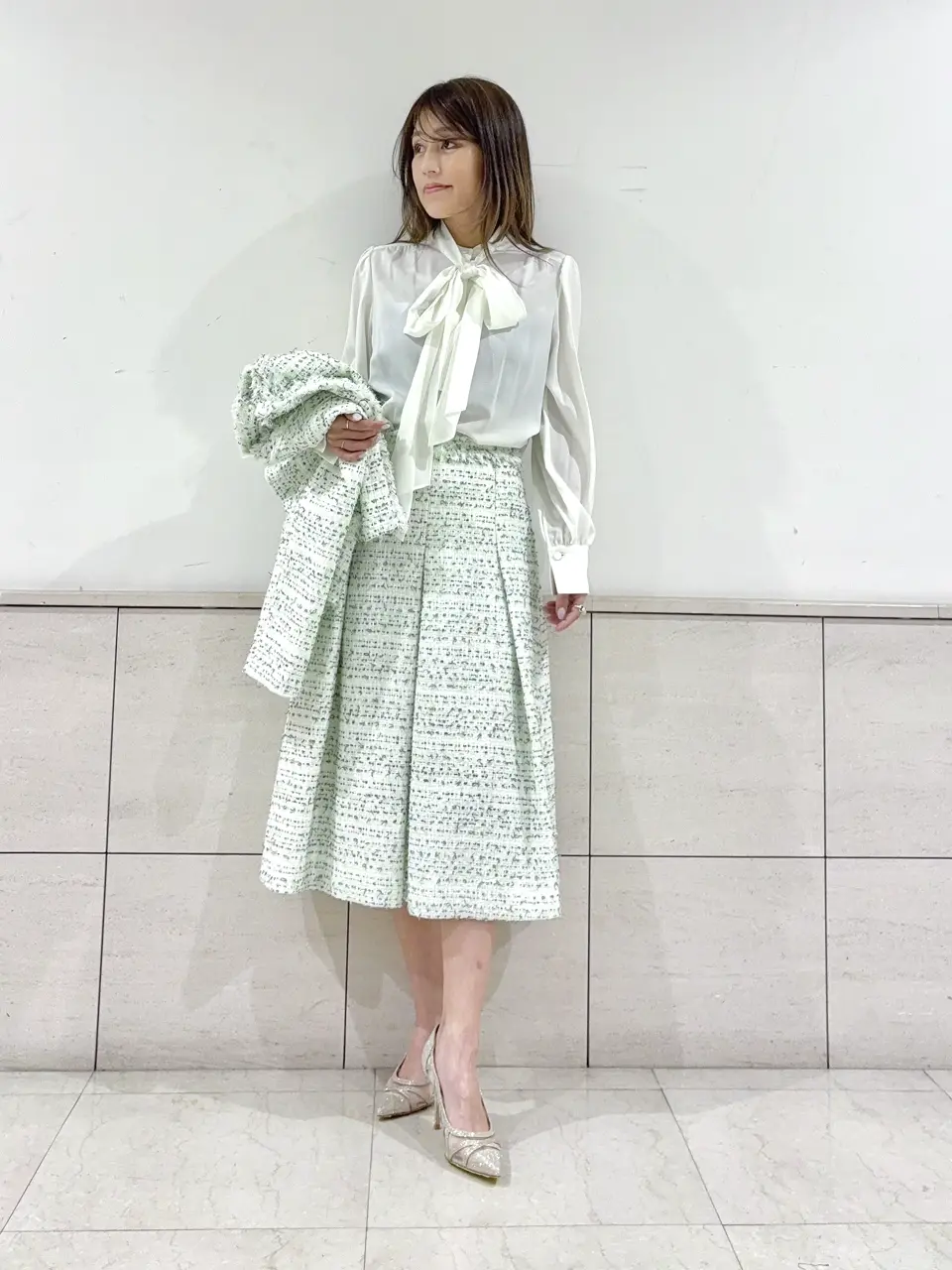 GRACE CONTINENTAL yukimi yonee コーディネート画像