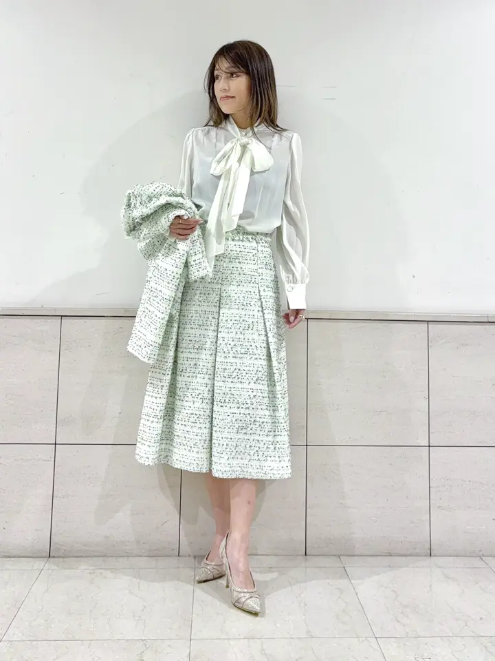 GRACE CONTINENTAL yukimi yonee コーディネート画像