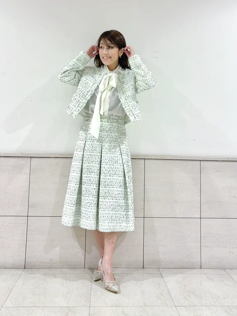 GRACE CONTINENTAL yukimi yonee コーディネート画像