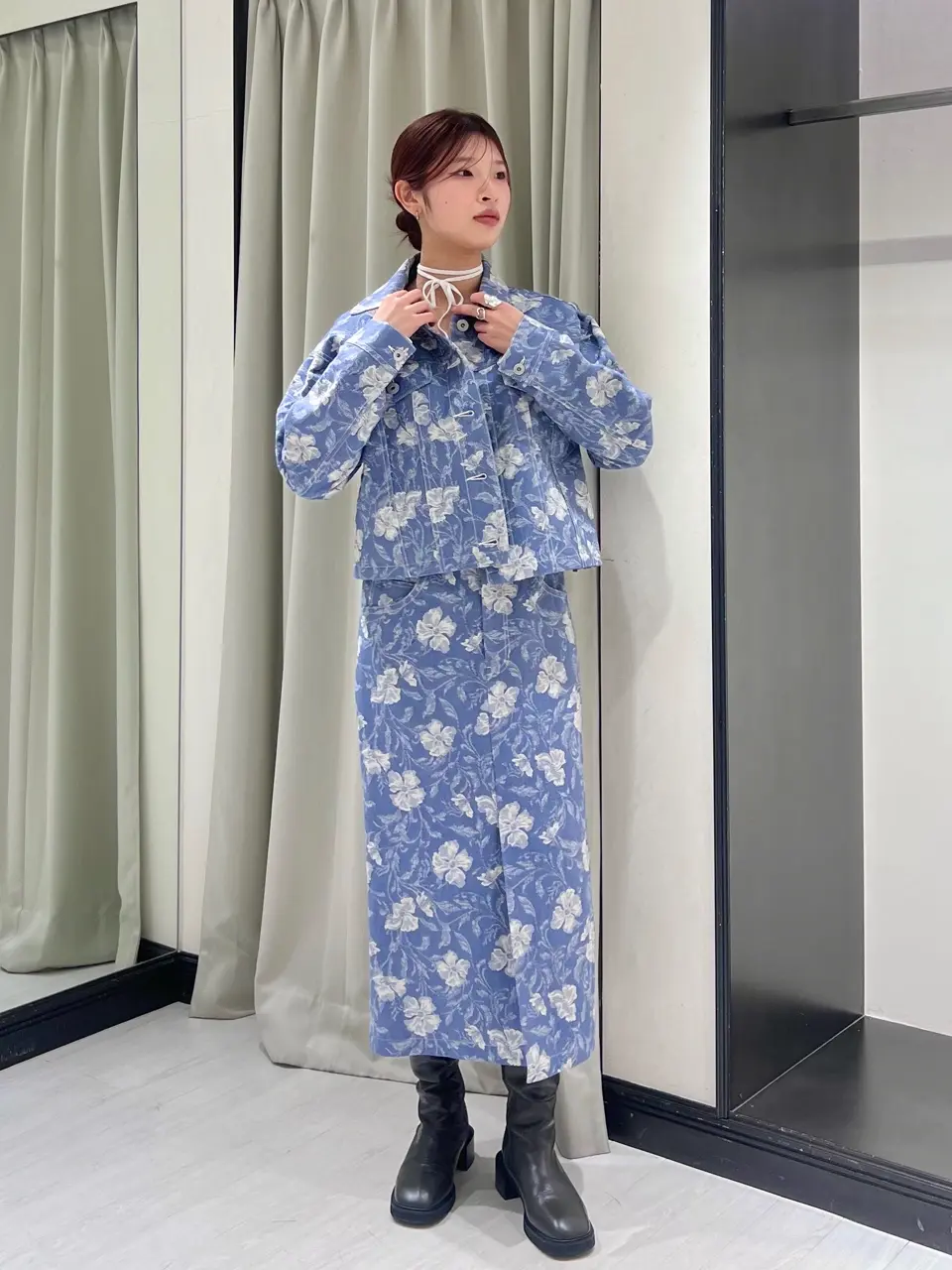 GRACE CONTINENTAL NORIA コーディネート画像