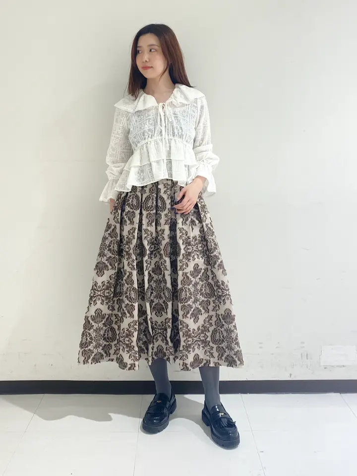 GRACE CONTINENTAL mikiho コーディネート画像