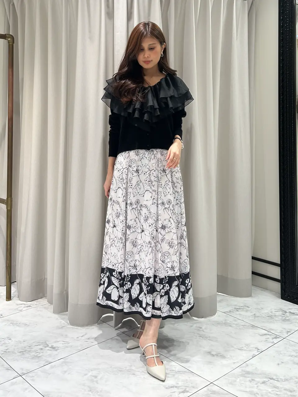 GRACE CONTINENTAL 志田　悠 コーディネート画像