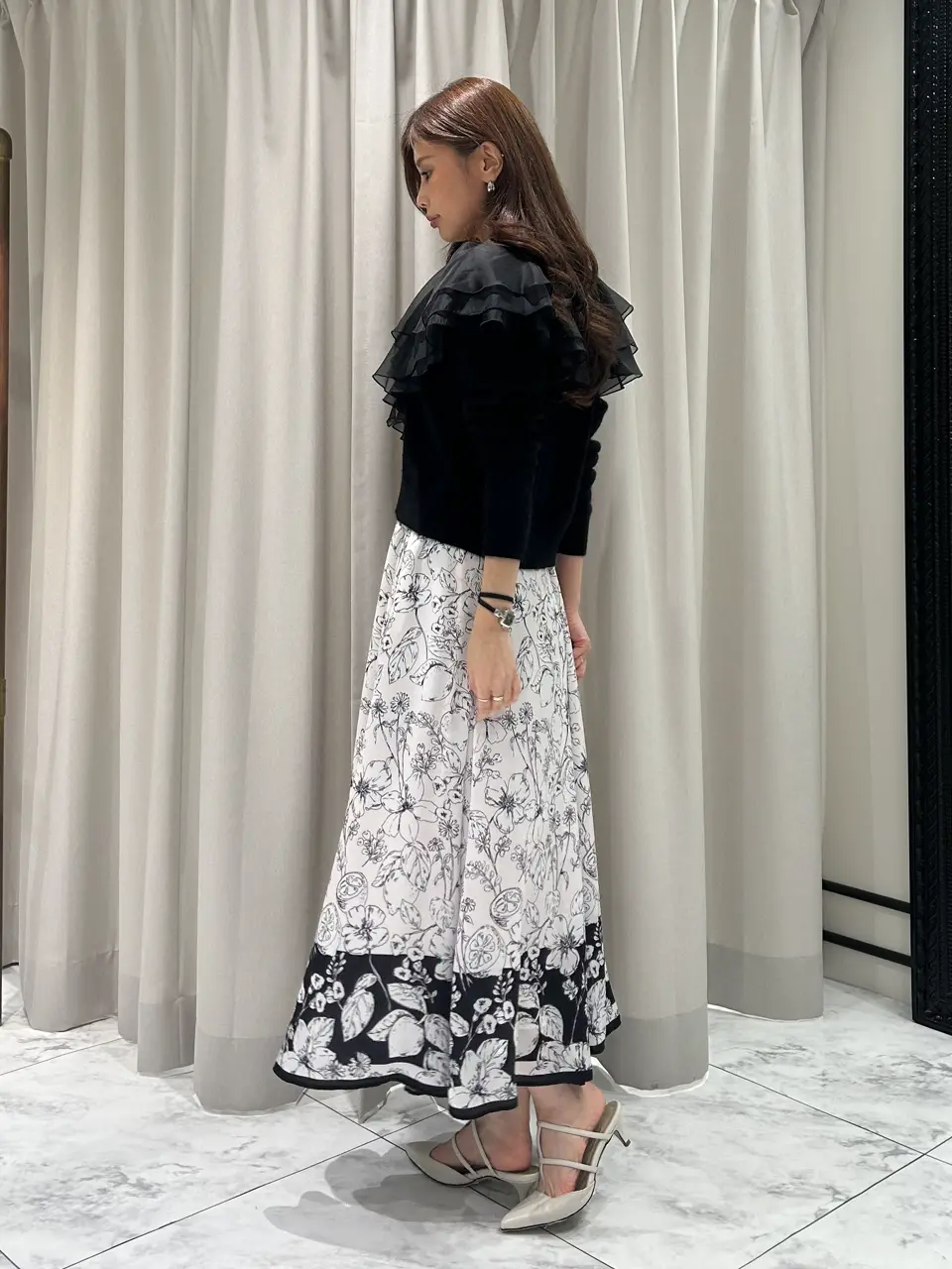 GRACE CONTINENTAL 志田　悠 コーディネート画像