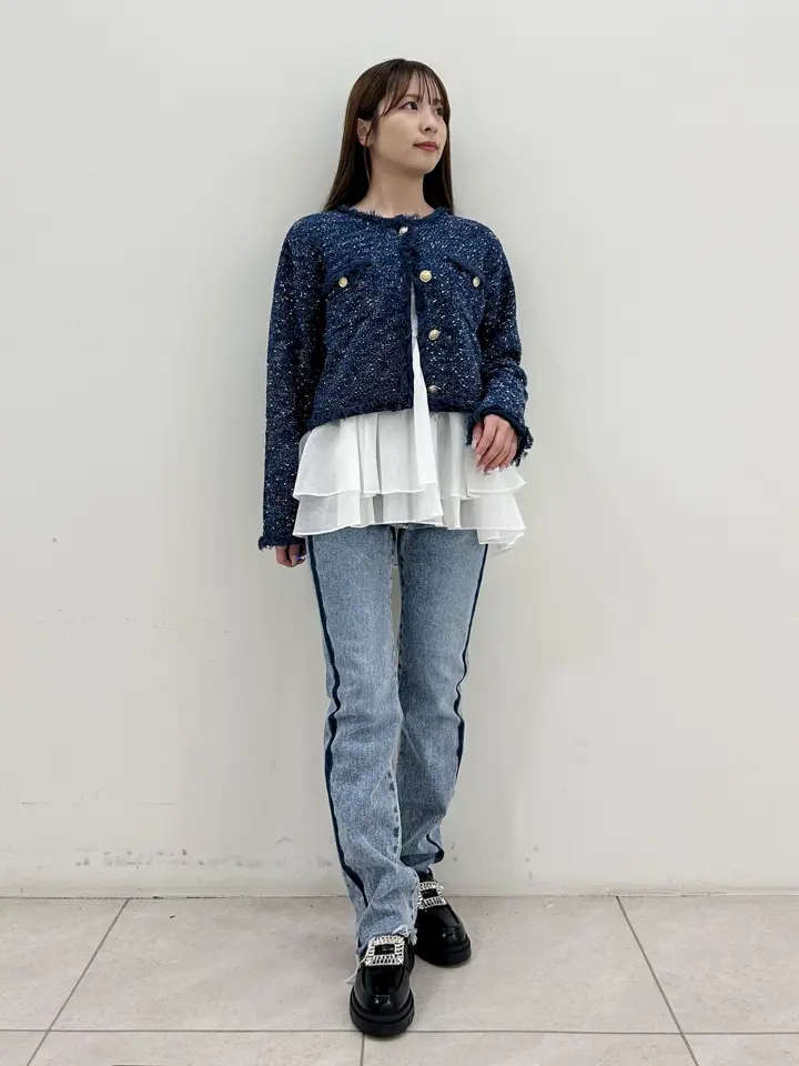 GRACE CONTINENTAL Miu Akamatsu コーディネート画像