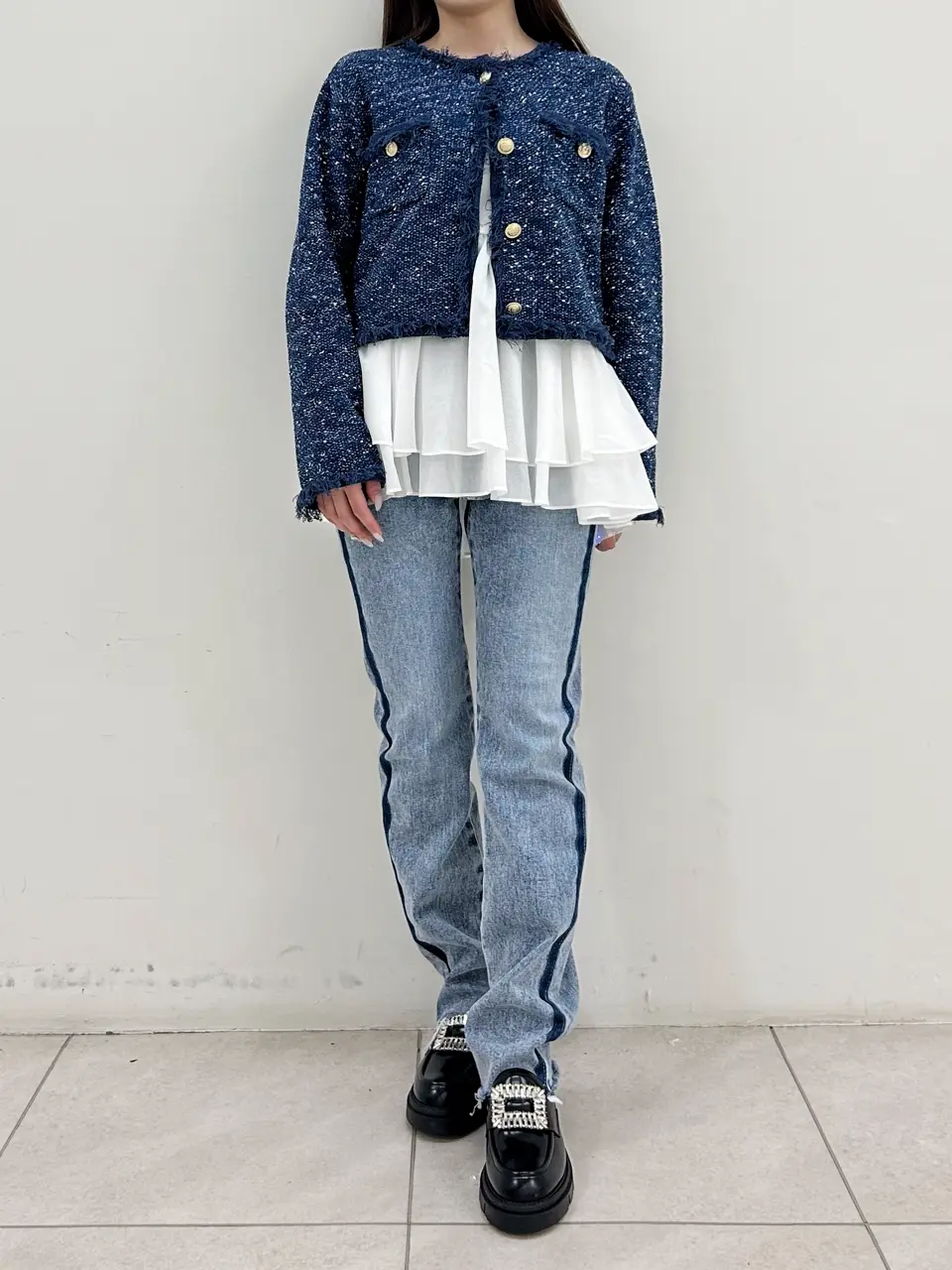 GRACE CONTINENTAL Miu Akamatsu コーディネート画像