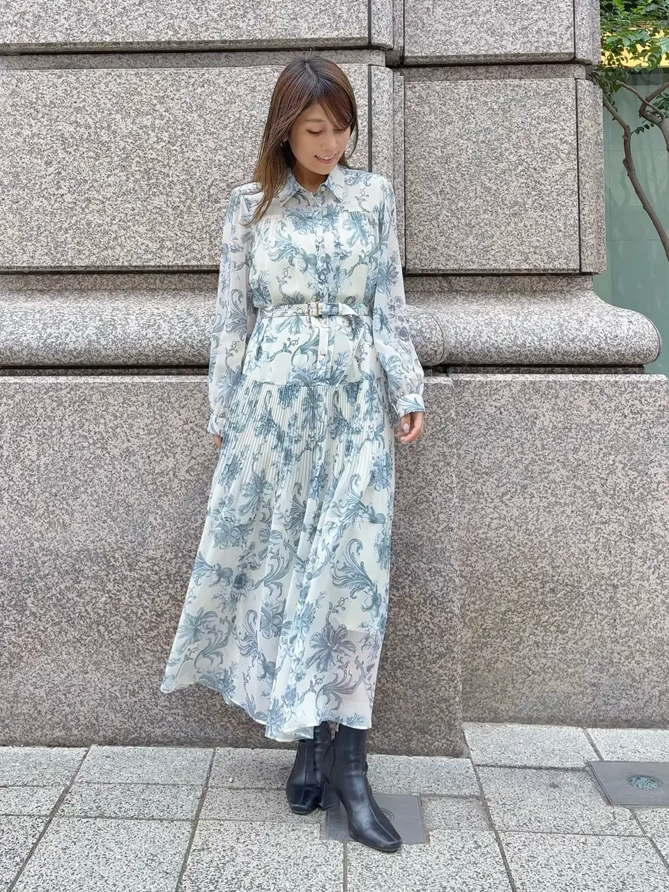 GRACE CONTINENTAL yukimi yonee コーディネート画像