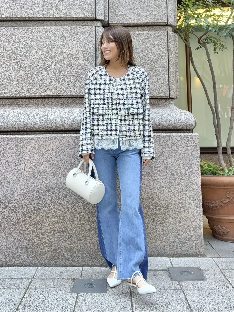 GRACE CONTINENTAL yukimi yonee コーディネート画像