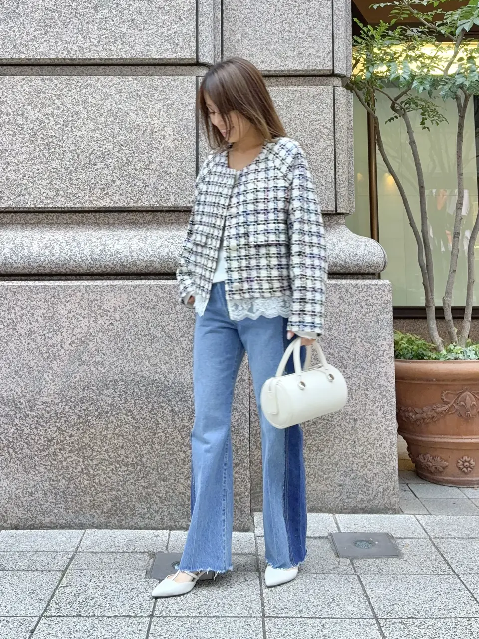 GRACE CONTINENTAL yukimi yonee コーディネート画像