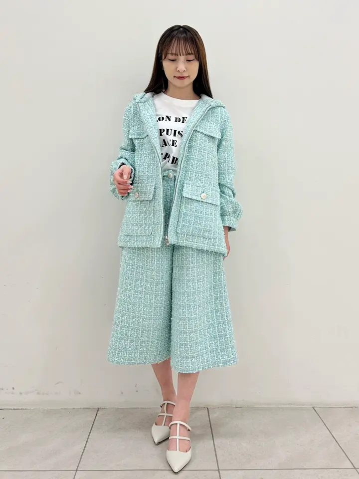 GRACE CONTINENTAL Miu Akamatsu コーディネート画像