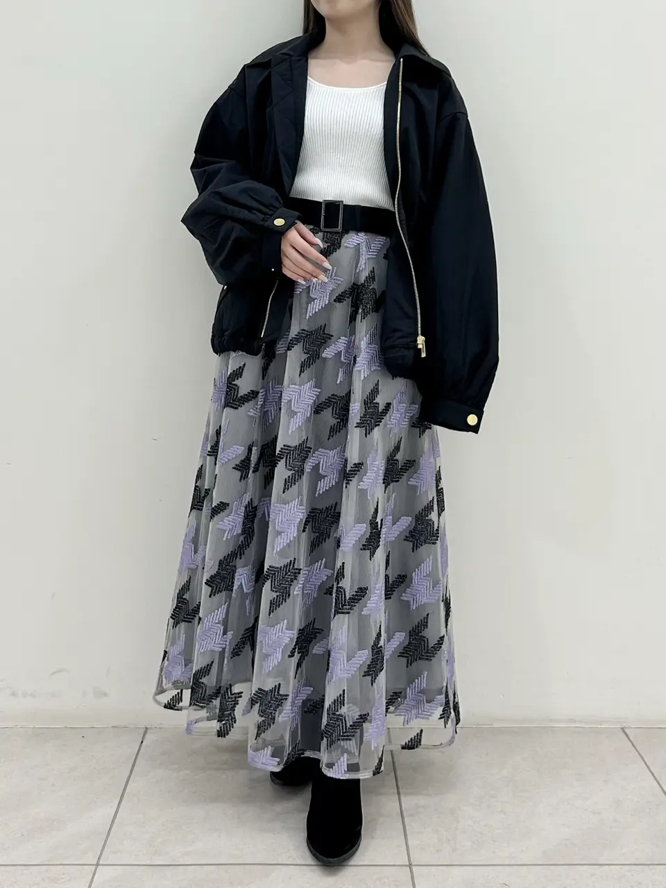 GRACE CONTINENTAL Miu Akamatsu コーディネート画像