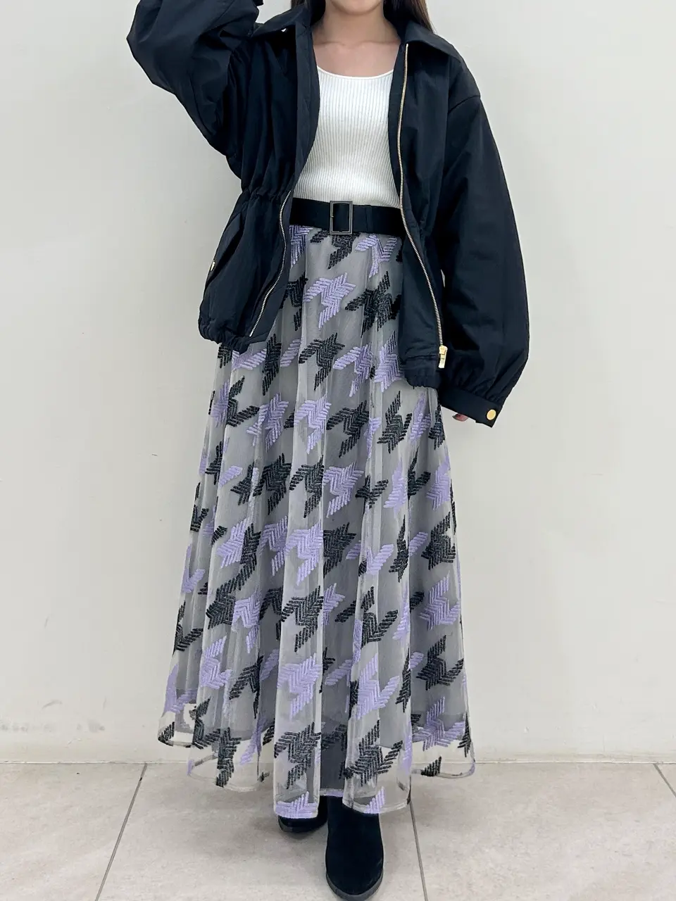 GRACE CONTINENTAL Miu Akamatsu コーディネート画像