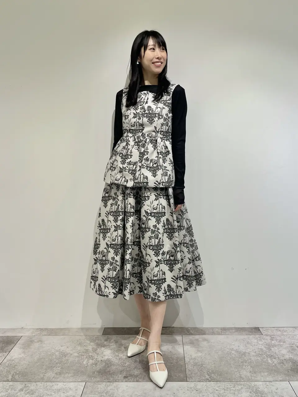 GRACE CONTINENTAL 端場　わかな コーディネート画像