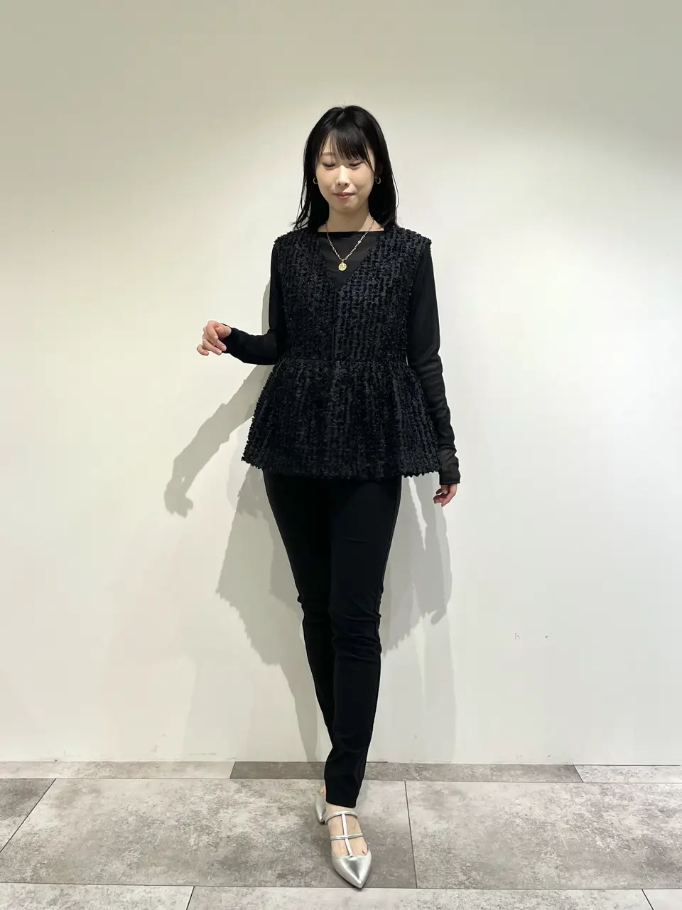  端場　わかな コーディネート画像