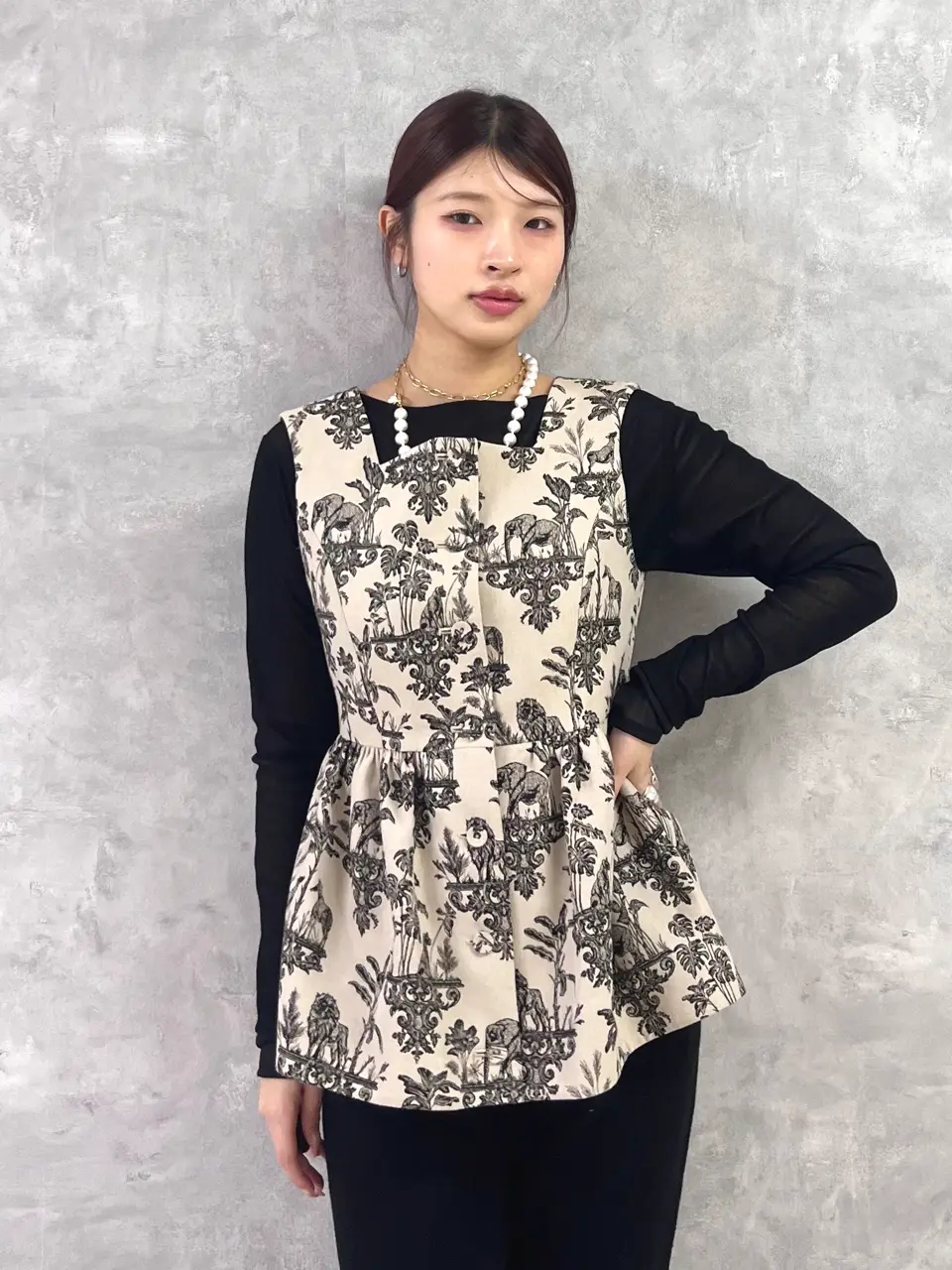 GRACE CONTINENTAL NORIA コーディネート画像