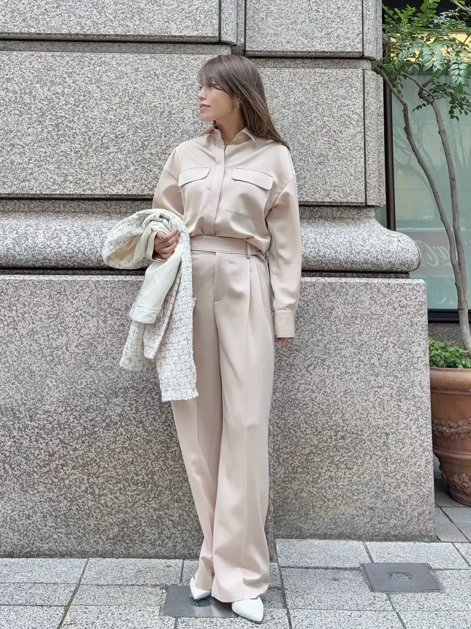 GRACE CONTINENTAL yukimi yonee コーディネート画像