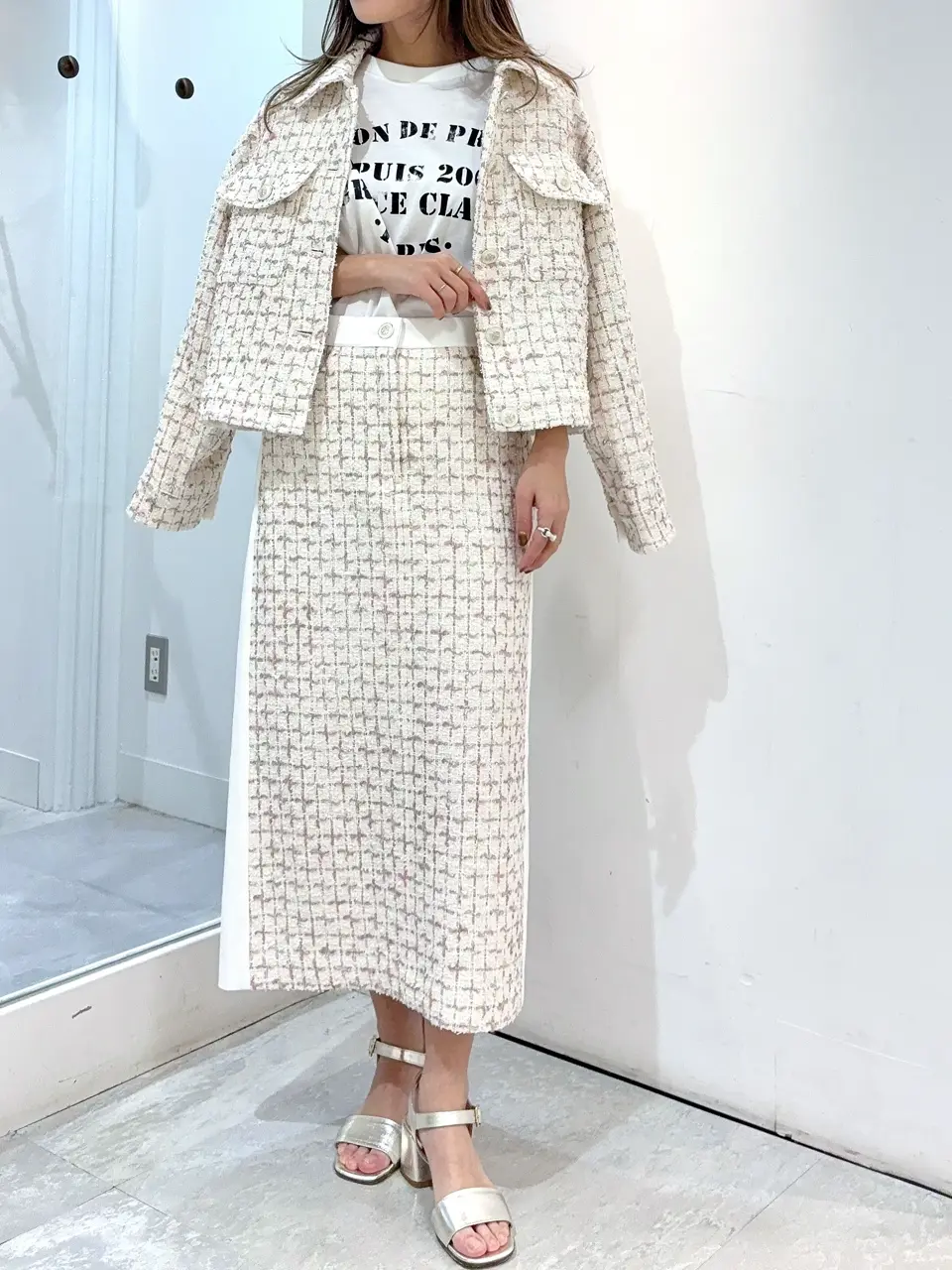 GRACE CONTINENTAL yukimi yonee コーディネート画像