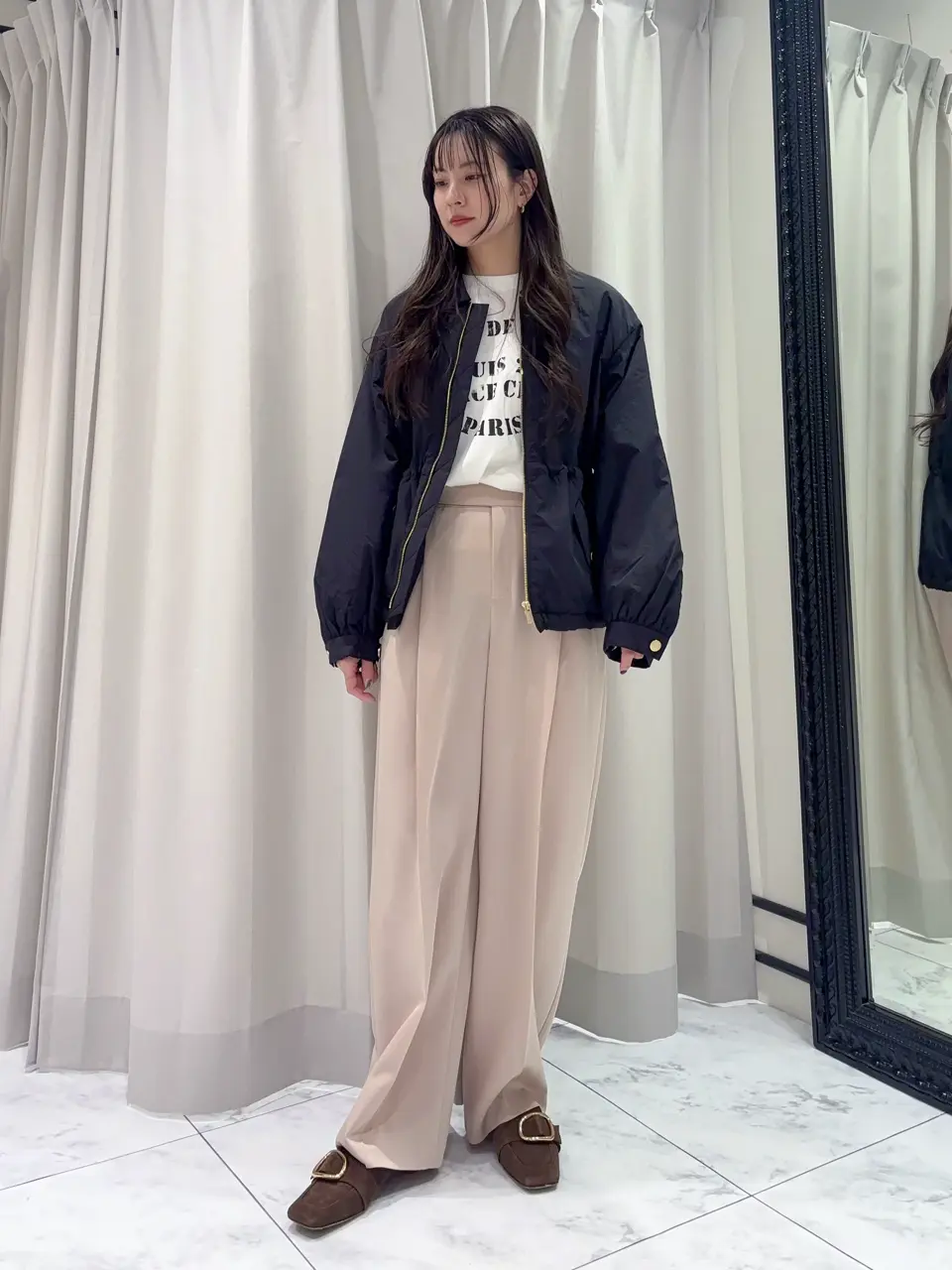 GRACE CONTINENTAL Hikaru Okada コーディネート画像