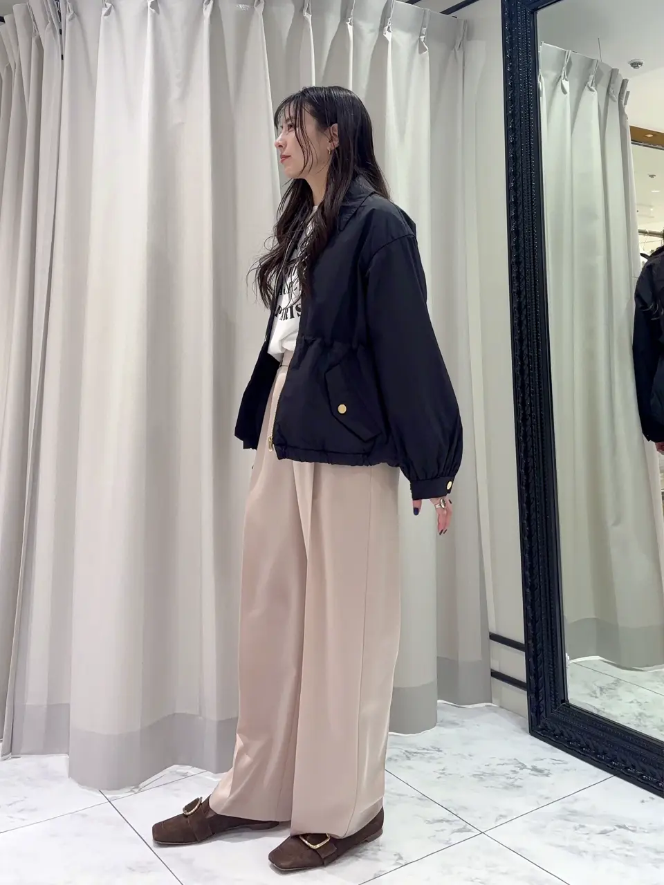 GRACE CONTINENTAL Hikaru Okada コーディネート画像