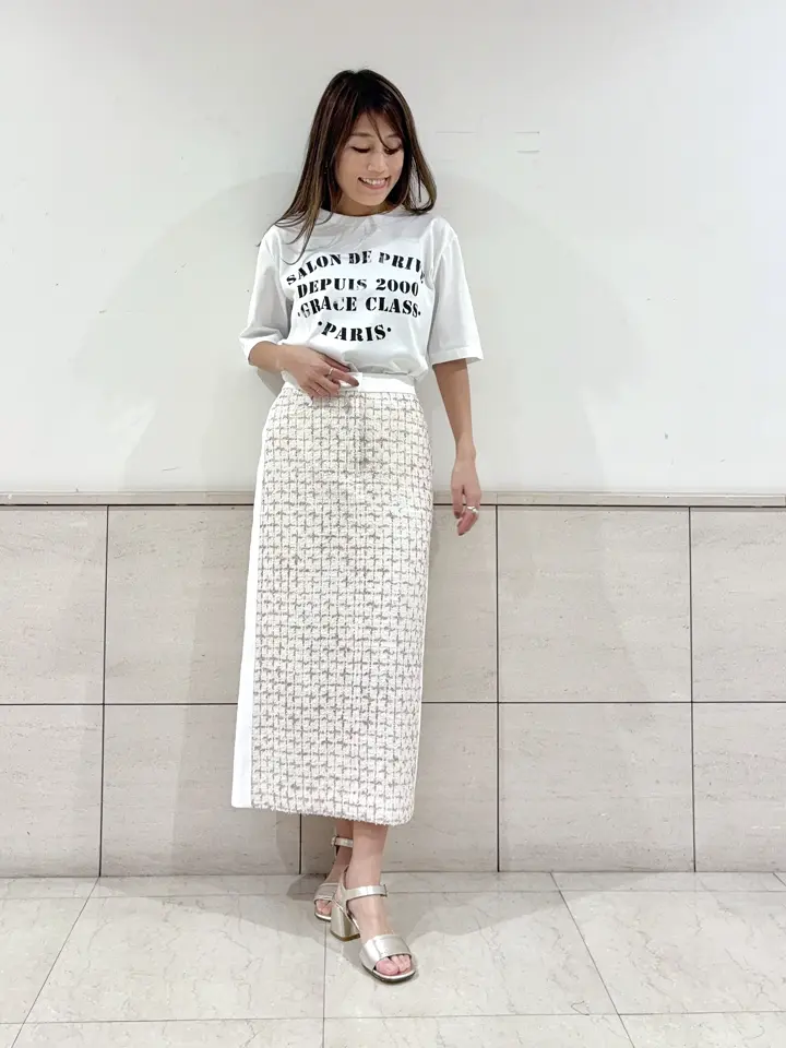 GRACE CONTINENTAL yukimi yonee コーディネート画像