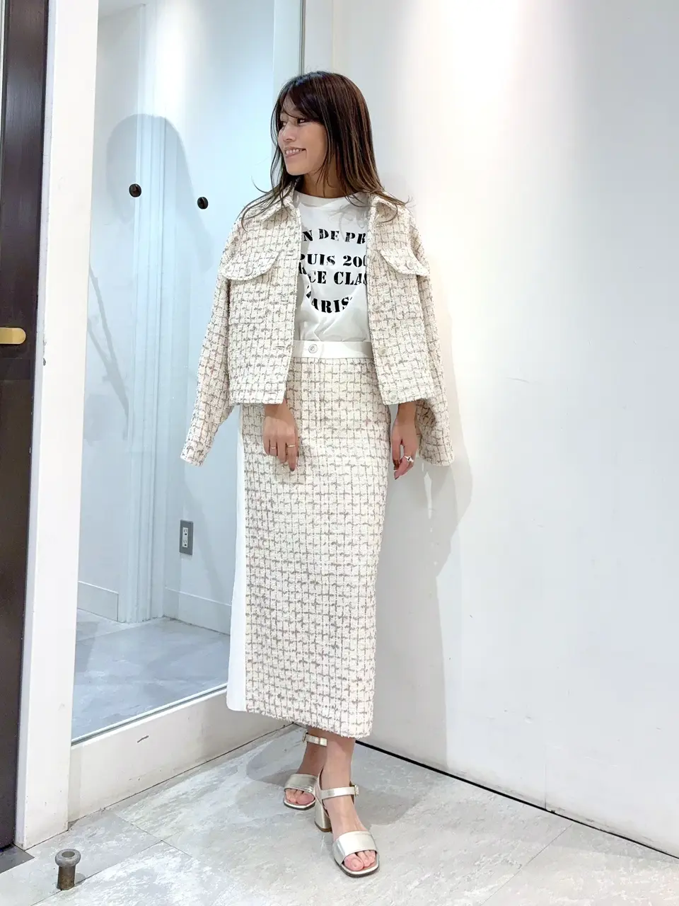 GRACE CONTINENTAL yukimi yonee コーディネート画像