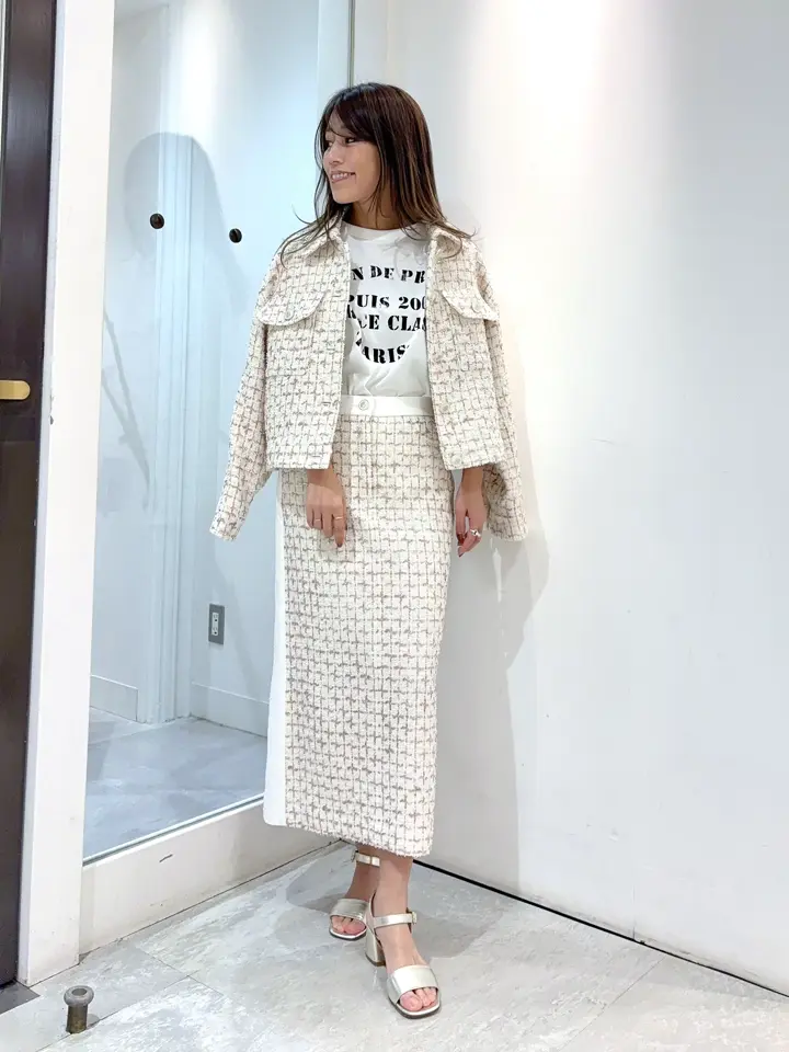 GRACE CONTINENTAL yukimi yonee コーディネート画像