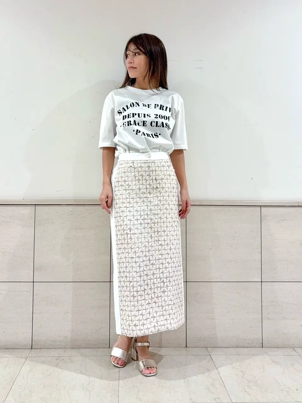 GRACE CONTINENTAL yukimi yonee コーディネート画像