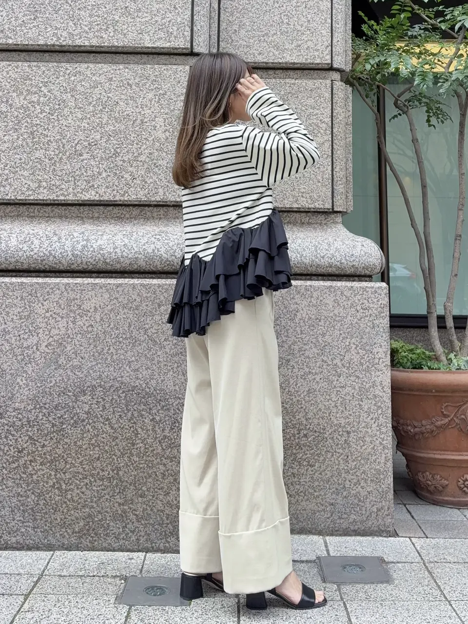 GRACE CONTINENTAL yukimi yonee コーディネート画像