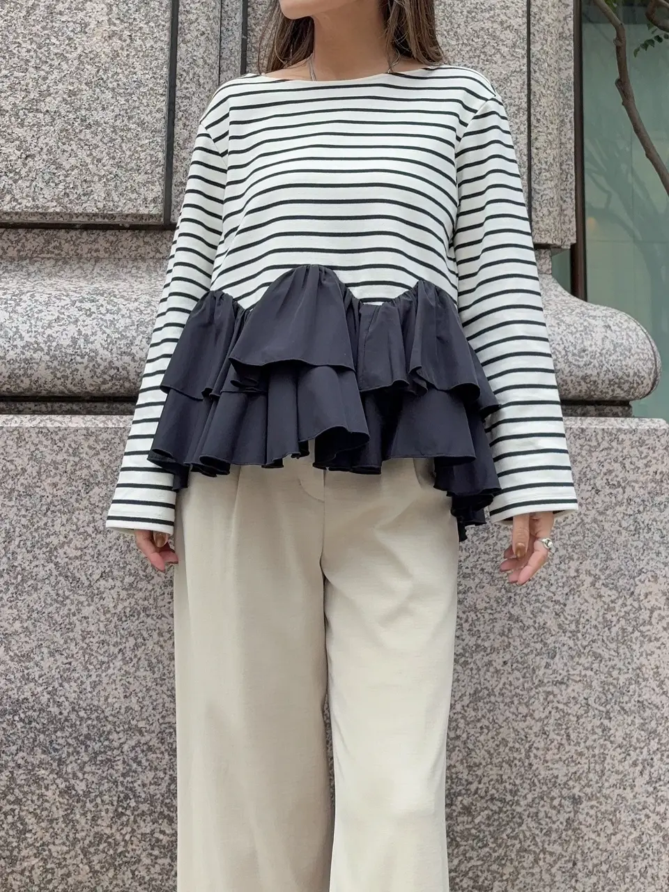 GRACE CONTINENTAL yukimi yonee コーディネート画像