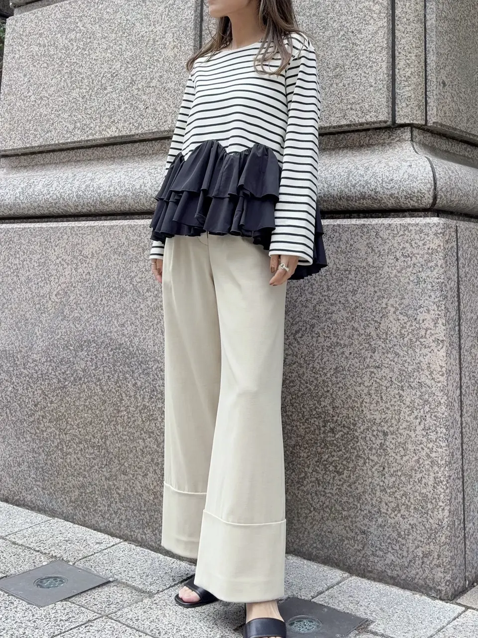 GRACE CONTINENTAL yukimi yonee コーディネート画像