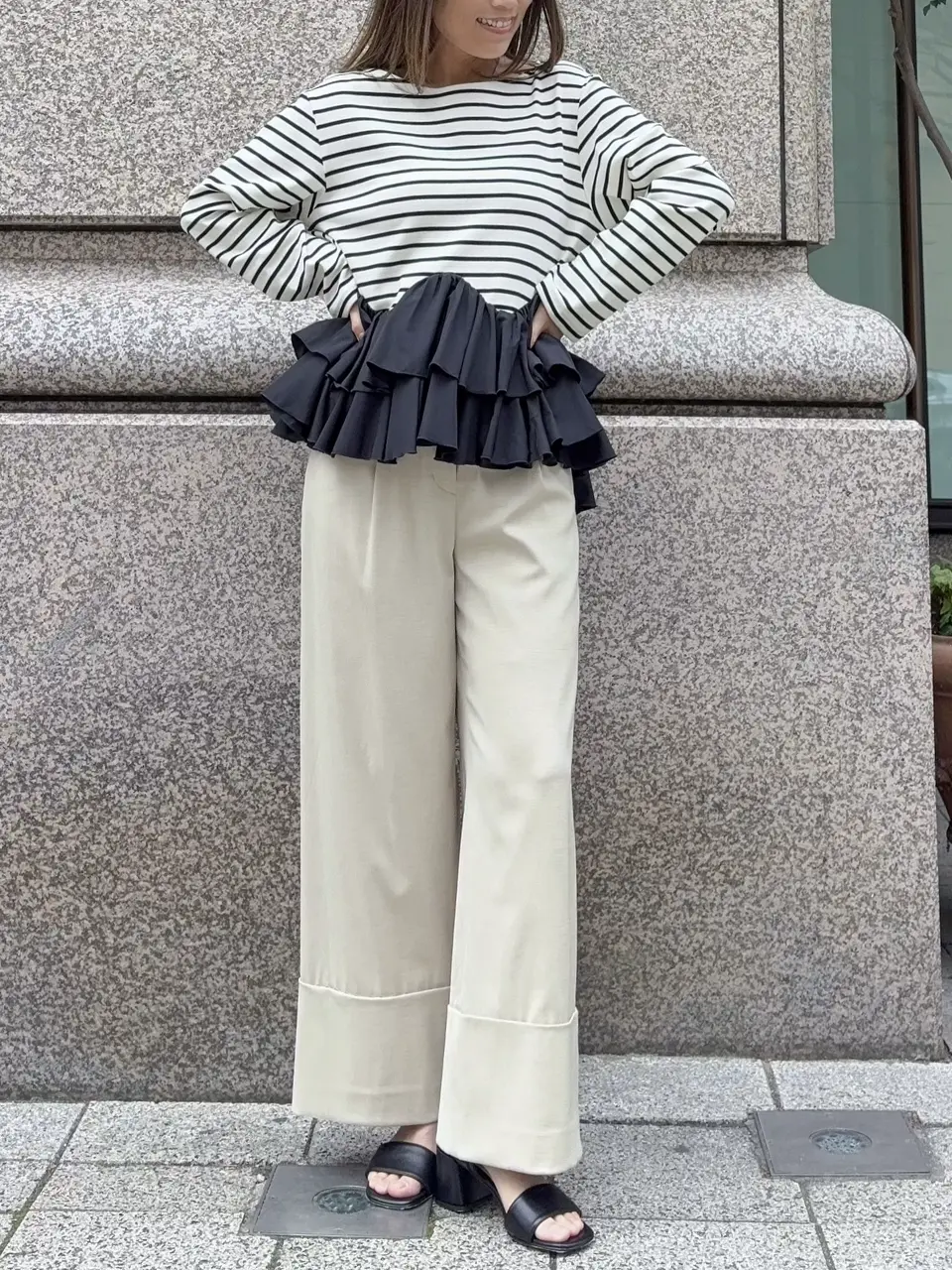 GRACE CONTINENTAL yukimi yonee コーディネート画像