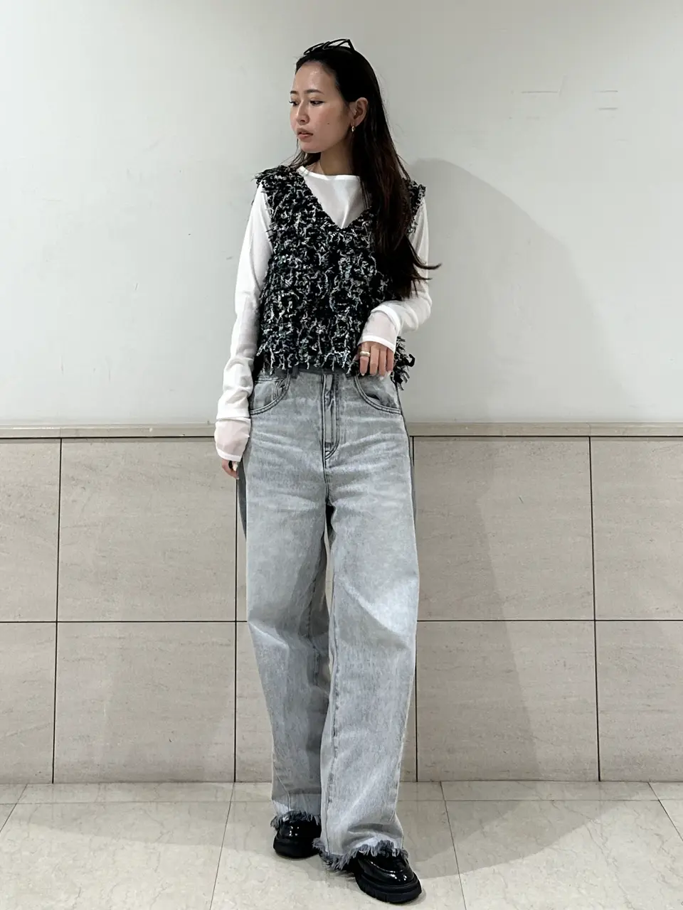 GRACE CONTINENTAL ERINA KATO コーディネート画像