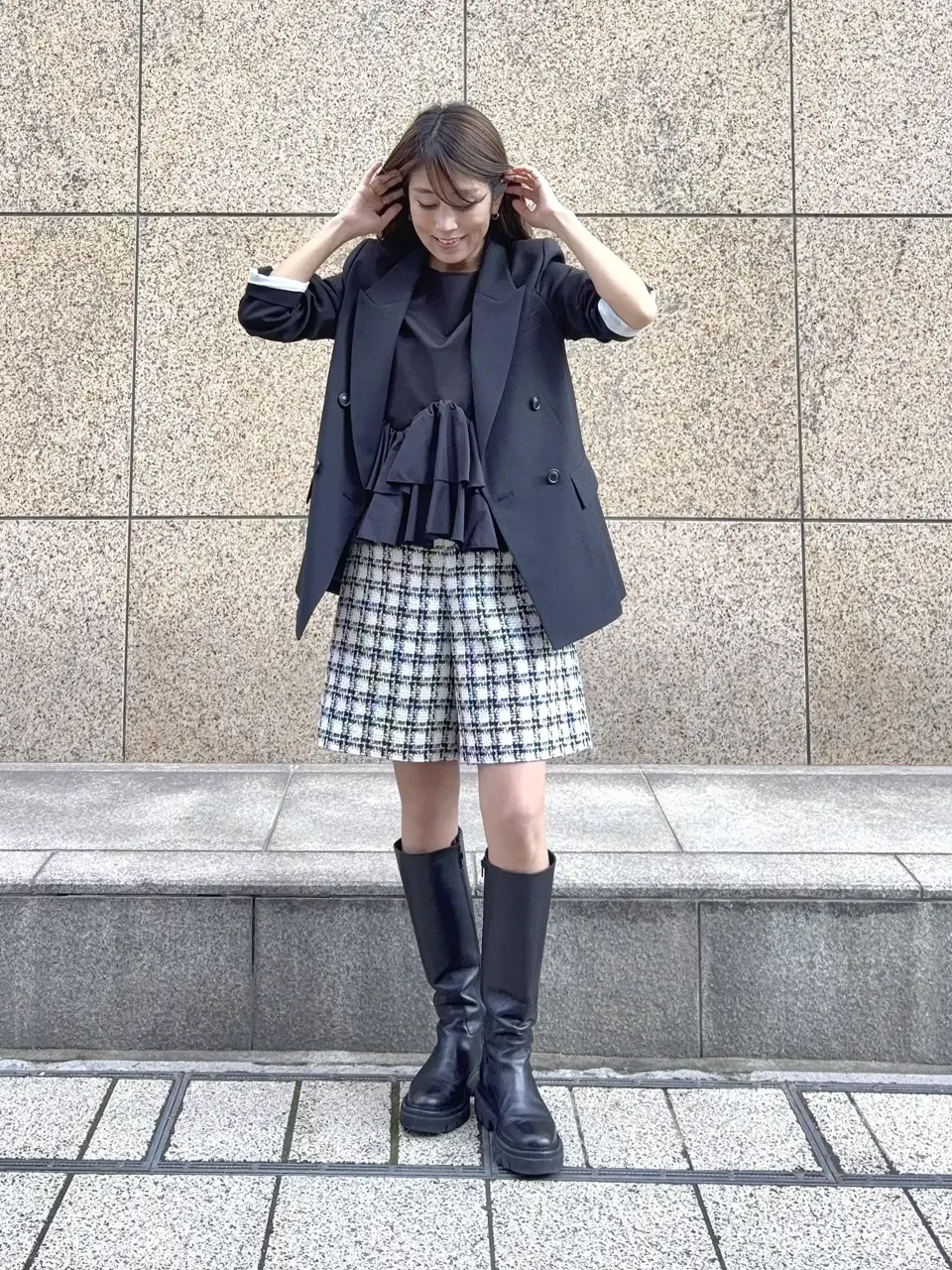 GRACE CONTINENTAL yukimi yonee コーディネート画像