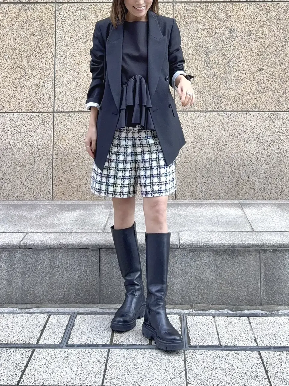 GRACE CONTINENTAL yukimi yonee コーディネート画像