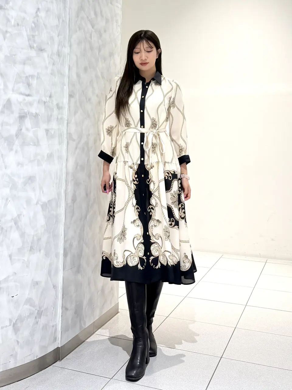 GRACE CONTINENTAL momo コーディネート画像