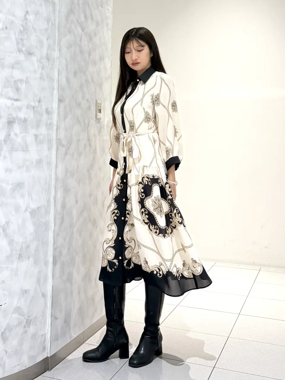 GRACE CONTINENTAL momo コーディネート画像