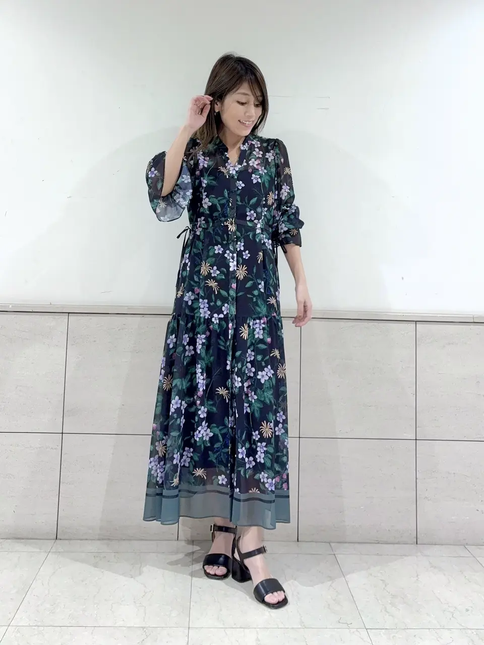 GRACE CONTINENTAL yukimi yonee コーディネート画像