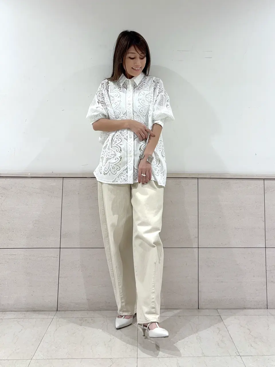 GRACE CONTINENTAL yukimi yonee コーディネート画像