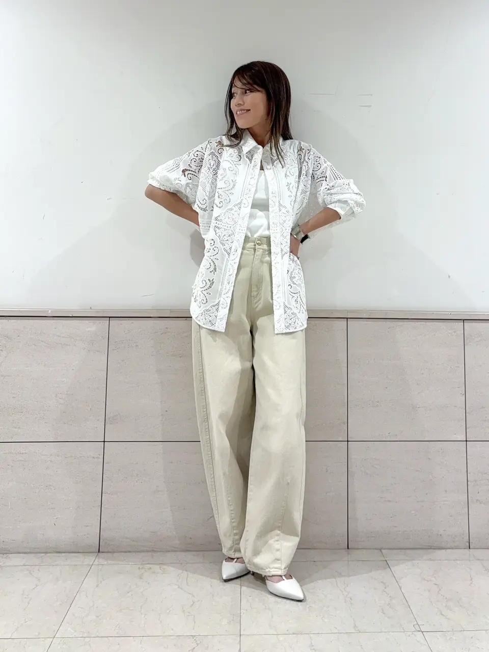 GRACE CONTINENTAL yukimi yonee コーディネート画像