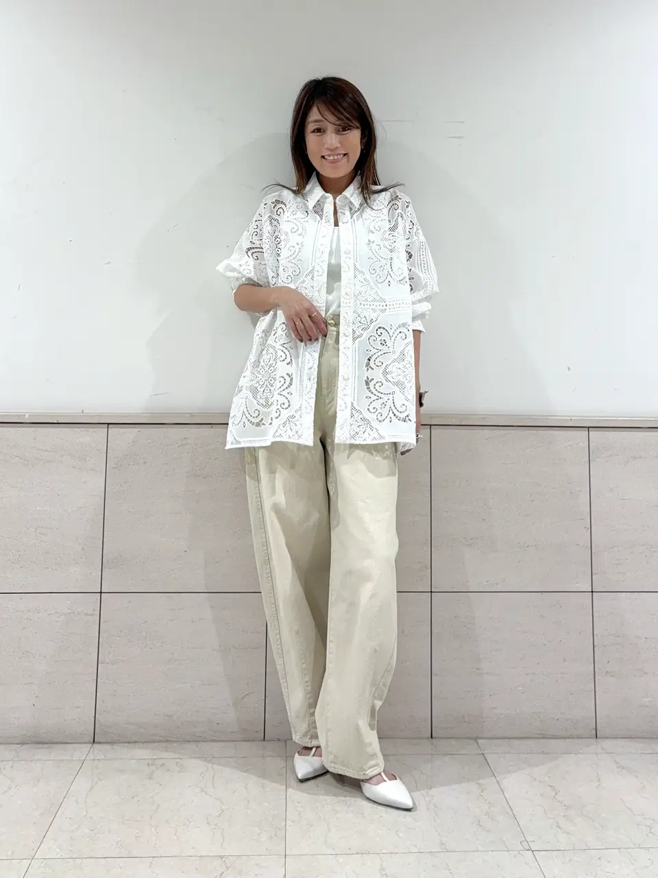 GRACE CONTINENTAL yukimi yonee コーディネート画像