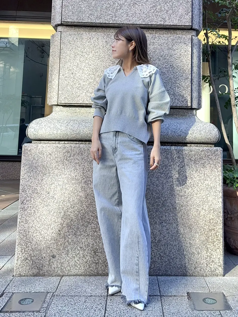 GRACE CONTINENTAL yukimi yonee コーディネート画像