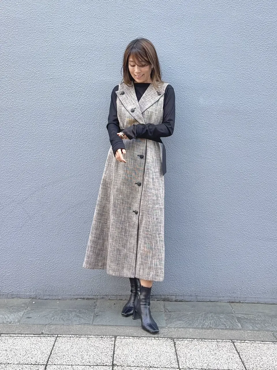 GRACE CONTINENTAL yukimi yonee コーディネート画像