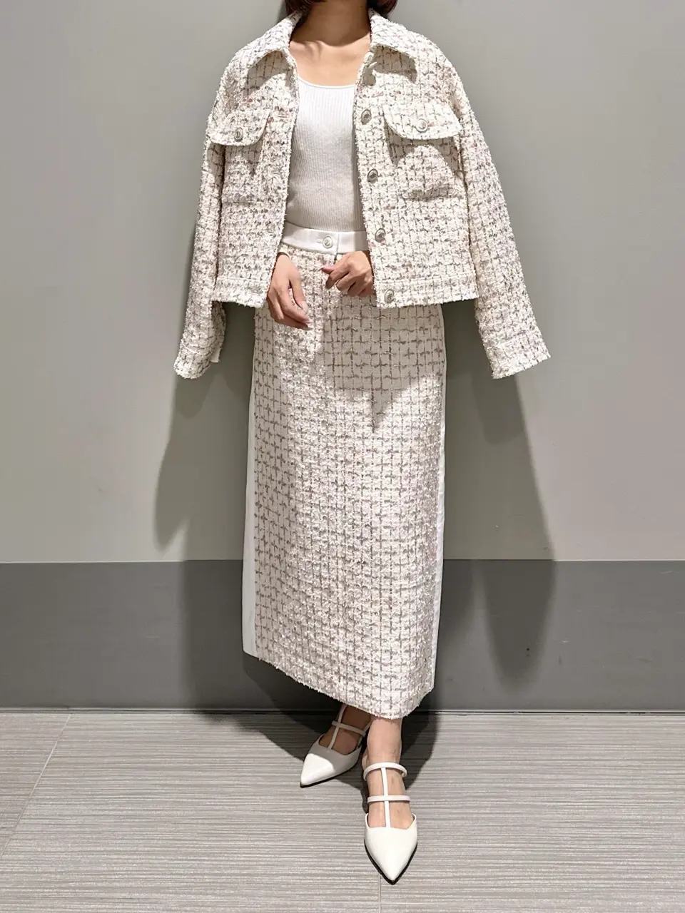 GRACE CONTINENTAL MORITA AI コーディネート画像