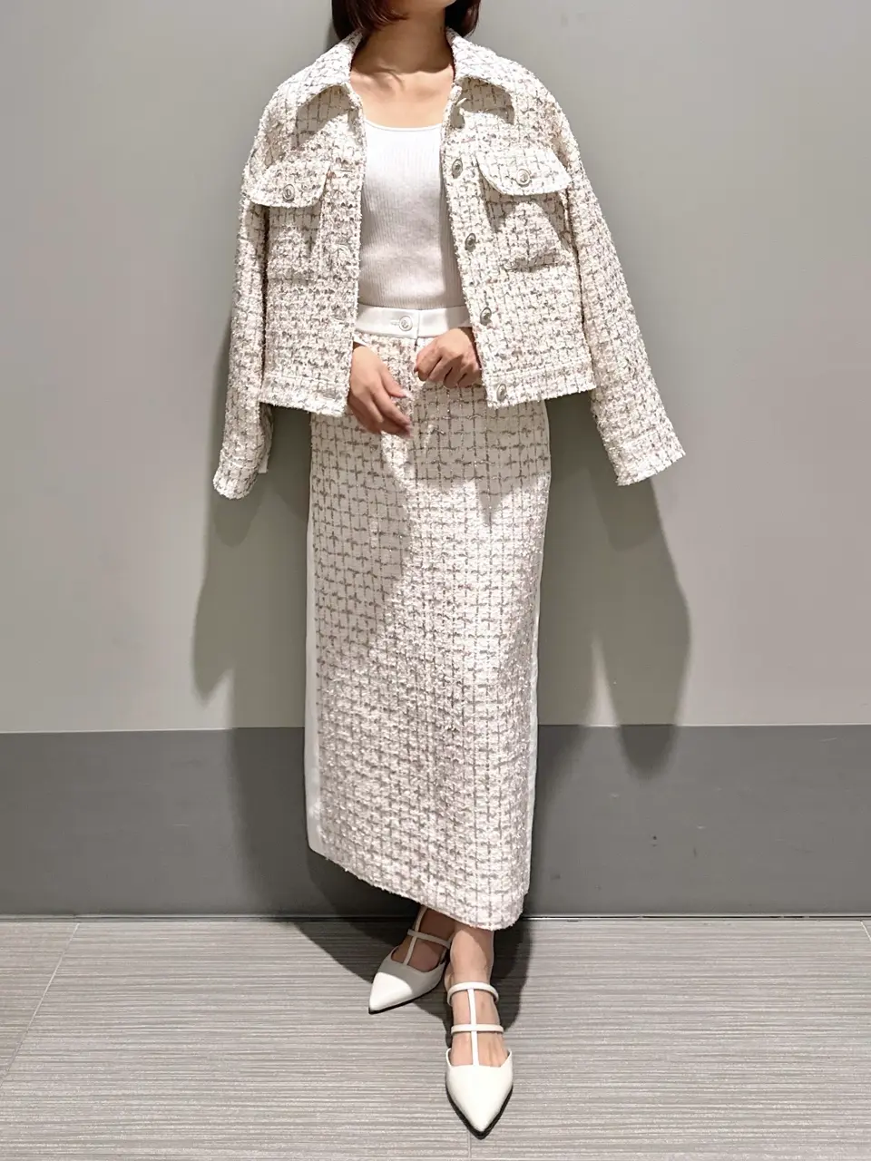 GRACE CONTINENTAL MORITA AI コーディネート画像