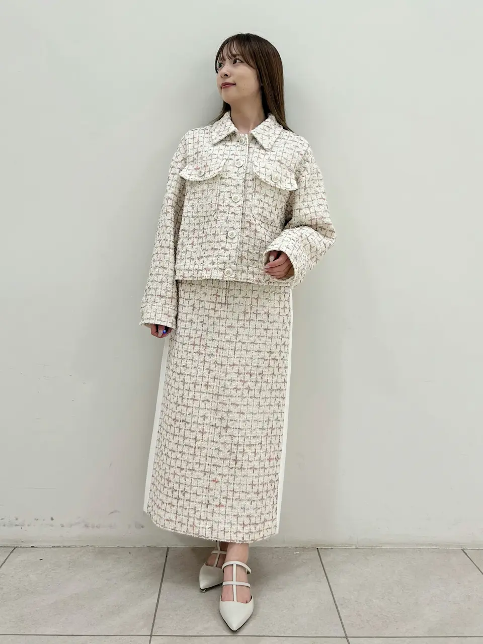 GRACE CONTINENTAL Miu Akamatsu コーディネート画像