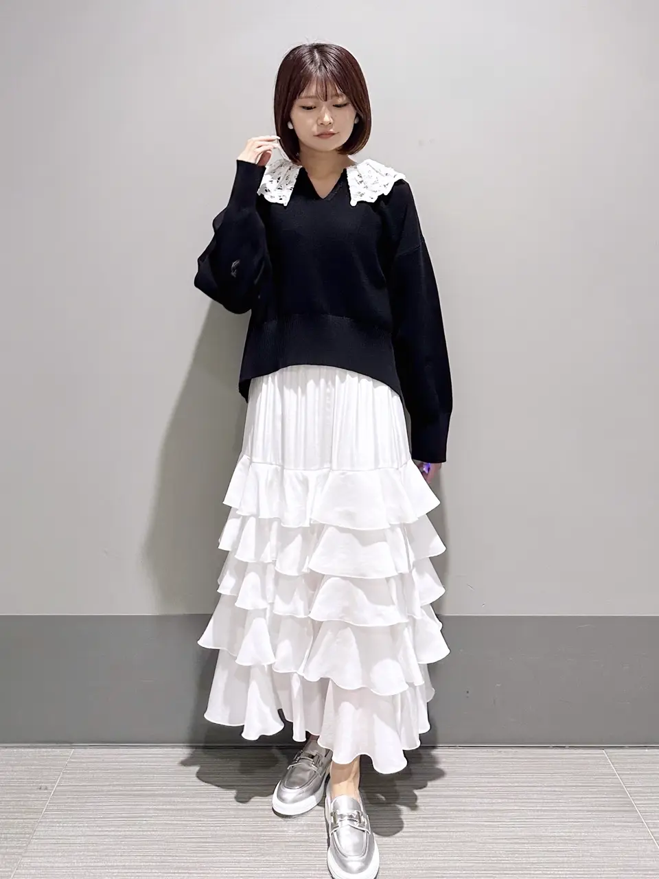 GRACE CONTINENTAL MORITA AI コーディネート画像