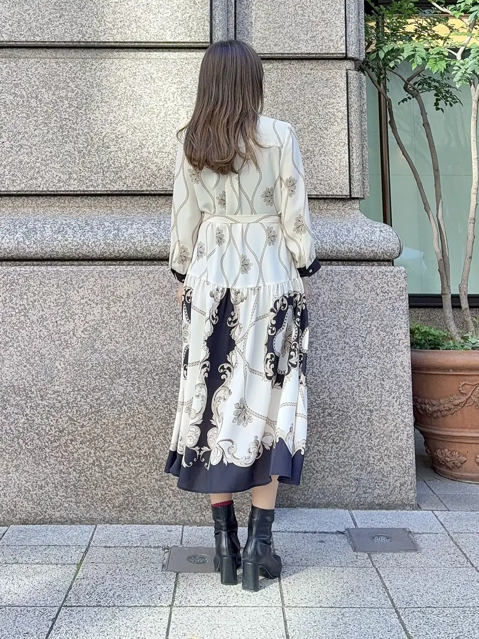 GRACE CONTINENTAL yukimi yonee コーディネート画像