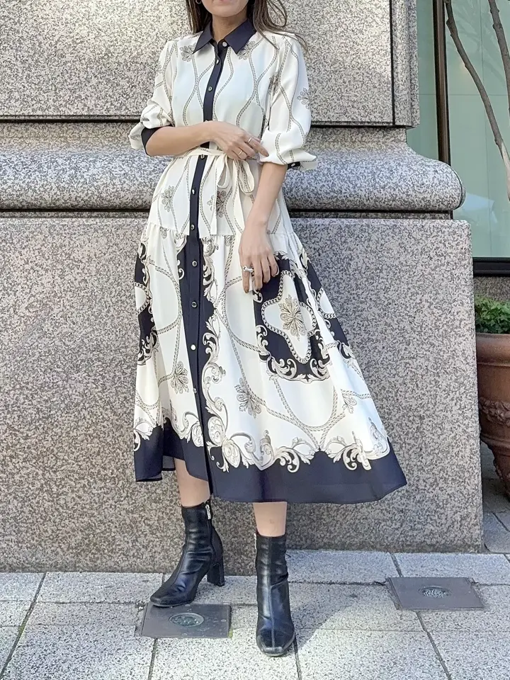 GRACE CONTINENTAL yukimi yonee コーディネート画像